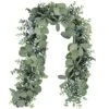 Winlyn 5.9' Long Faux Eucalyptus Leaves Greenery Garland Artificial Silver Dollar Eucalyptus Garland In Grey Green Wedding Arch Swag Backdrop Garland Doorways Table Runner Garland Indoor Outdoor 1 Winlyn 5.9' Long Faux Eucalyptus Leaves Greenery Garland Artificial Silver Dollar Eucalyptus Garland In Grey Green Wedding Arch Swag Backdrop Garland Doorways Table Runner Garland Indoor Outdoor -Artificial Trees Store 51UUnNixO5L