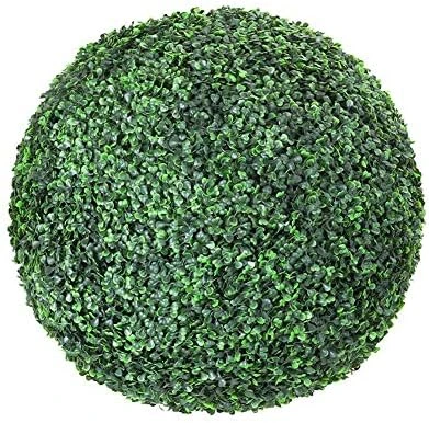 LHJJ Green Boxwood Ball, Multi-Size Selection, Garden Decoration Topiary Balls Artificial Grass Wooden Ball 4 LHJJ Green Boxwood Ball, Multi-Size Selection, Garden Decoration Topiary Balls Artificial Grass Wooden Ball - Image 2