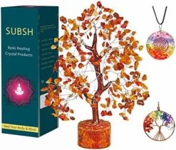 SUBSH Seven Chakra Natural Healing Gemstone Crystal Bonsai Fortune Money Tree For Good Luck, Wealth & Prosperity Home Office Kitchen Décor Spiritual Gift (Golden Wire And 300 Beads) Size 10-12 Inches 23 SUBSH Seven Chakra Natural Healing Gemstone Crystal Bonsai Fortune Money Tree For Good Luck, Wealth & Prosperity Home Office Kitchen Décor Spiritual Gift (Golden Wire And 300 Beads) Size 10-12 Inches -Artificial Trees Store 51V8C139h3L. AC