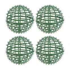 BESTOYARD 4pcs Boxwood Topiary Ball Frames DIY Boxwood Ball Support Cage Topiary Plants Round Frame Flower Arrangement Garden Outdoor Decor 20cm