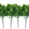 LoveniMen Artificial Shrubs, Plastic Plants Simulation Fake Bushes Wedding Outdoor Indoor Home Garden Verandah Kitchen Parterre Office Table Centerpieces Arrangements Decoration Green 4pcs 1 LoveniMen Artificial Shrubs, Plastic Plants Simulation Fake Bushes Wedding Outdoor Indoor Home Garden Verandah Kitchen Parterre Office Table Centerpieces Arrangements Decoration Green 4pcs -Artificial Trees Store 51WVdwndeGL