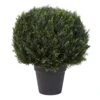 Home Pure Garden Artificial Cypress Topiary-23” Ball Style Faux Plant In Sturdy Realistic Indoor Or Outdoor Potted Shrub Décor 2 Home Pure Garden Artificial Cypress Topiary-23” Ball Style Faux Plant In Sturdy Realistic Indoor Or Outdoor Potted Shrub Décor -Artificial Trees Store 51XSlFxiLwL