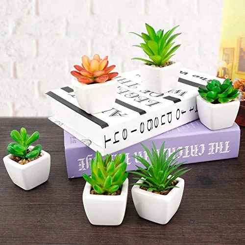 Faux Succulents In Pots Fake Succulents Small Artificial Succulents Potted For Home Office Desk Farmhouse Greenery Decor, 12 Pack 5 Faux Succulents In Pots Fake Succulents Small Artificial Succulents Potted For Home Office Desk Farmhouse Greenery Decor, 12 Pack - Image 3