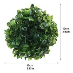 ARTIBETTER 6pcs 10cm Artificial Boxwood Ball Topiary Plants Round For Home Wedding Party Decor Garden Front Patio Planter Deck Backyard Indoor Outdoor Decor Green 13 ARTIBETTER 6pcs 10cm Artificial Boxwood Ball Topiary Plants Round For Home Wedding Party Decor Garden Front Patio Planter Deck Backyard Indoor Outdoor Decor Green -Artificial Trees Store 51YWBgG9TLL 1