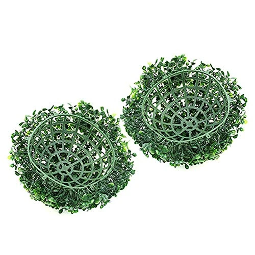 Galand Artificial Plant Ball,Artificial Plant Ball Topiary Tree Boxwood Home Outdoor Wedding Party Decoration 25 Cm, Green 6 Galand Artificial Plant Ball,Artificial Plant Ball Topiary Tree Boxwood Home Outdoor Wedding Party Decoration 25 Cm, Green - Image 4