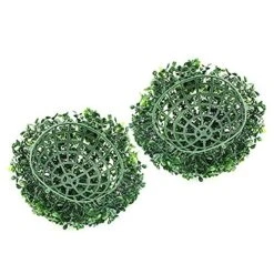 Acamifashion 1 Pc Artificial Floral Plant Leaf Ball Topiary Tree Crafts Realistic Boxwood Outdoor Yard Lawn Patio DIY Home Decoration 30 Cm 16 Acamifashion 1 Pc Artificial Floral Plant Leaf Ball Topiary Tree Crafts Realistic Boxwood Outdoor Yard Lawn Patio DIY Home Decoration 30 Cm -Artificial Trees Store 51YiovzqBjL 2