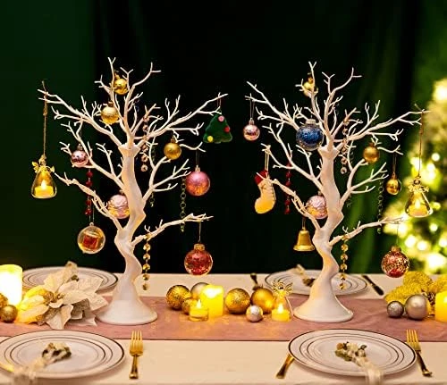 Sziqiqi Black Artificial Tree For Tree Centerpiece For Weddings Christmas Birthday Party Home Indoor Outdoor Decoration 30 Inches 11 Sziqiqi Black Artificial Tree For Tree Centerpiece For Weddings Christmas Birthday Party Home Indoor Outdoor Decoration 30 Inches - Image 9