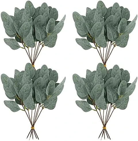Whonline 20pcs Artificial Eucalyptus Leaves Stems With White Seeds Short Silver Dollar Artificial Flowers For Decoration Greenery Stems Plants For Flower Arrangement Wedding Bouquets Decor 6 Whonline 20pcs Artificial Eucalyptus Leaves Stems With White Seeds Short Silver Dollar Artificial Flowers For Decoration Greenery Stems Plants For Flower Arrangement Wedding Bouquets Decor - Image 4