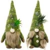 ZTML MS Succulents Air Plants Gnomes, 2Pcs Mr And Mrs Handmade Green Plants Gnomes Plush With Slender Leaves For Plant Stand Indoor Decor, Swedish Plush For Summer Living Room Office Desk Decor 1 ZTML MS Succulents Air Plants Gnomes, 2Pcs Mr And Mrs Handmade Green Plants Gnomes Plush With Slender Leaves For Plant Stand Indoor Decor, Swedish Plush For Summer Living Room Office Desk Decor -Artificial Trees Store 51Z9hdMvicL