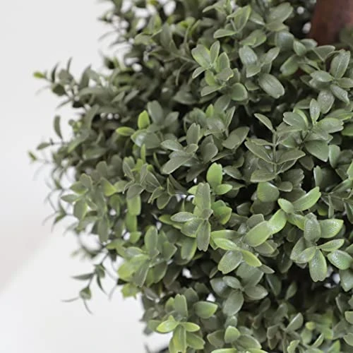 Momoplant 35Inch-3' Ice Cream Ball Artificial Plants Tree Shaped Boxwood Topiary Cone Topiaries Bushes Ball Potted Fake Plants Outdoor/Indoor Decor(Set Of 2) 4 Momoplant 35Inch-3' Ice Cream Ball Artificial Plants Tree Shaped Boxwood Topiary Cone Topiaries Bushes Ball Potted Fake Plants Outdoor/Indoor Decor(Set Of 2) - Image 2