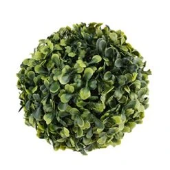 Homeford Artificial Plant Topiary Ball Boxwood Ball Wedding Decor, Green, 6-Inch