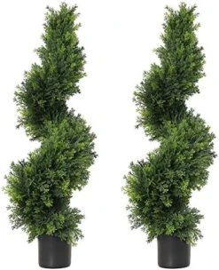 3ft Topiary Trees Artificial Plants Green Spiral Cypress Tree Potted Fake Plant Greenery For Decorative Indoor Or Outdoor(35inch) 15 3ft Topiary Trees Artificial Plants Green Spiral Cypress Tree Potted Fake Plant Greenery For Decorative Indoor Or Outdoor(35inch) -Artificial Trees Store 51anOQD0RnL. AC