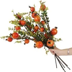 JD ARTIFICIAL PLANTS 4PCS 26 Inch Artificial Pomegranate Branches Fake Greenery Plants For Home Décor Office Restaurant Wedding Garden Patio Shop Window Photography Props(2pcs Red&2pcs Orange) 15 JD ARTIFICIAL PLANTS 4PCS 26 Inch Artificial Pomegranate Branches Fake Greenery Plants For Home Décor Office Restaurant Wedding Garden Patio Shop Window Photography Props(2pcs Red&2pcs Orange) -Artificial Trees Store 51avcnv0xL. AC