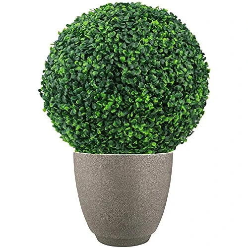 FTL&HONG Artificial Boxwood Ball 13in,15in,19in,23in,Artificial Plant Trim Ball Green,No Installation -Lifelike Plants,for Indoor Outdoor Decor 8 FTL&HONG Artificial Boxwood Ball 13in,15in,19in,23in,Artificial Plant Trim Ball Green,No Installation -Lifelike Plants,for Indoor Outdoor Decor - Image 6