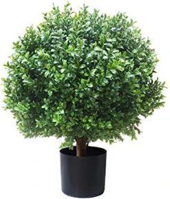 24''T 18''D Artificial Trees For Outdoors Set Of 2 Potted Bushes Home Decor Artificial Topiariy Trees For Front Porch -Artificial Trees Store 51bOl0RdMlL. AC