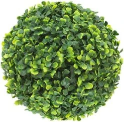 SunnyRoyal Topiary Ball Artificial Outdoor Boxwood Balls Topiary Lifelike Plants, Round Topiary For Indoor/Outdoor Decore, Rose Leaf 15 Inch, 1 Piece 28 SunnyRoyal Topiary Ball Artificial Outdoor Boxwood Balls Topiary Lifelike Plants, Round Topiary For Indoor/Outdoor Decore, Rose Leaf 15 Inch, 1 Piece -Artificial Trees Store 51bkM5Tg3XL. AC
