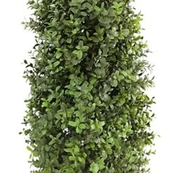 Momoplant 2.5FT-30Inch Artificial Plants Tree Shaped Boxwood Topiary Cone Topiaries Bushes Potted Fake Plants Outdoor/Indoor Decor（Set Of 2） -Artificial Trees Store 51clcFs883L