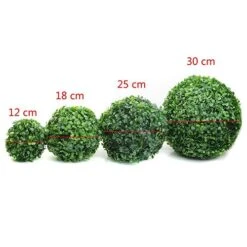 Yard & Garden Decor Artificial Plant Ball Topiary Tree Boxwood Home Outdoor Wedding Party Decoration - 18 Cm GlobalDeal -Artificial Trees Store 51dHbzwvqTL
