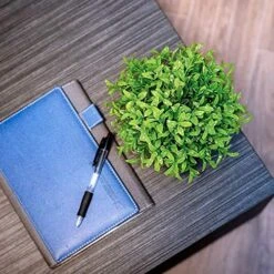 Plants+ Artificial Fake Faux Indoor House Desk Office For Decoration - Plastic Lifelike Flower With White Pot, Outdoor Decor Topiary Greenery, Set Of 1, Lavender -Artificial Trees Store 51eDGgc9NnL