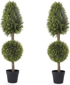Bornbridge Artificial Topiary Ball Tree - 4' Ball Tree - Indoor/Outdoor Topiary Trees - Artificial Outdoor Plants (2 Pack, Wintergreen - Pinnacle) 15 Bornbridge Artificial Topiary Ball Tree - 4' Ball Tree - Indoor/Outdoor Topiary Trees - Artificial Outdoor Plants (2 Pack, Wintergreen - Pinnacle) -Artificial Trees Store 51eOSLePgL. AC