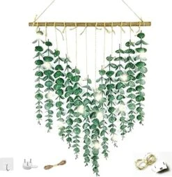 HYUZO Hanging Eucalyptus Boho Wall Decor Large Bedroom Eucalyptus Garland Artificial Eucalyptus Greenery Farmhouse Rustic Wall Hanging Fake Plants Leaves 5.6 Feet For Bathroom Living Room Decorations 16 HYUZO Hanging Eucalyptus Boho Wall Decor Large Bedroom Eucalyptus Garland Artificial Eucalyptus Greenery Farmhouse Rustic Wall Hanging Fake Plants Leaves 5.6 Feet For Bathroom Living Room Decorations -Artificial Trees Store 51fTgwn7nL. AC