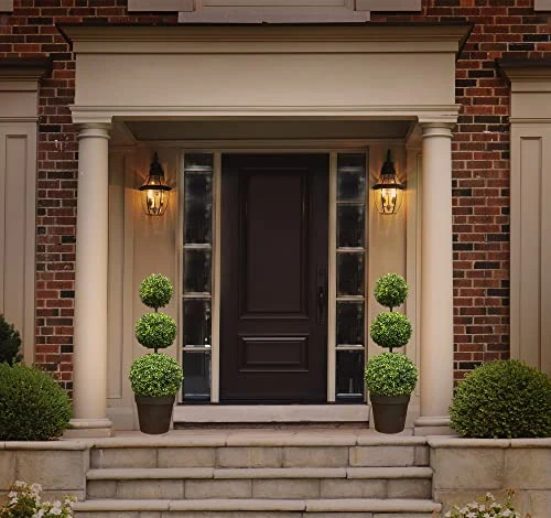 Haute Decor Adjustable Configuration Triple Boxwood Ball Artificial Topiary For Indoor Or Outdoor Use - Adjusts Up To 64 Inches Tall - Easily Adjust The Height And Distance Between Topiaries 5 Haute Decor Adjustable Configuration Triple Boxwood Ball Artificial Topiary For Indoor Or Outdoor Use - Adjusts Up To 64 Inches Tall - Easily Adjust The Height And Distance Between Topiaries - Image 3