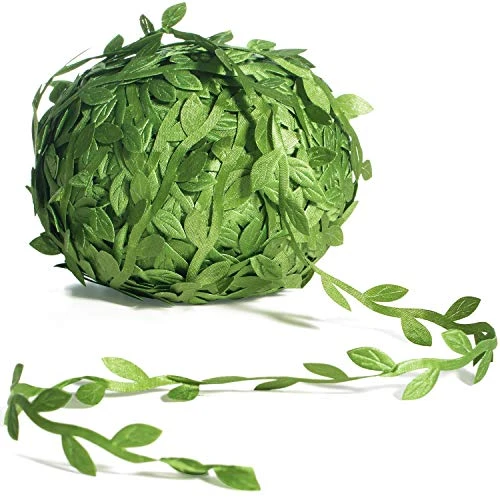 Naidiler 265 Ft Leaf Ribbon, Artificial Vines Leaves String Trim Ribbon Wild Jungle Botanical Greenery For Baby Shower Party Wedding Home Wreaths & DIY Craft 3 Naidiler 265 Ft Leaf Ribbon, Artificial Vines Leaves String Trim Ribbon Wild Jungle Botanical Greenery For Baby Shower Party Wedding Home Wreaths & DIY Craft