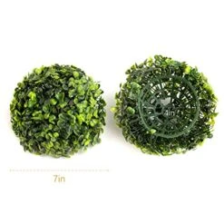 AUEAR, Artificial Boxwood Topiary Plant Balls Decorative For Table Decoration Garden Wedding Decor (7 Inch Diameter, 2 Pack) 11 AUEAR, Artificial Boxwood Topiary Plant Balls Decorative For Table Decoration Garden Wedding Decor (7 Inch Diameter, 2 Pack) -Artificial Trees Store 51gLEzEgAAL