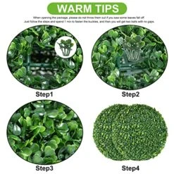 AILANDA 2 PCS 16 Inch Artificial Plant Topiary Ball For Outdoor UV Resistant Garden Spheres Decorative With 8 Layers Leaves Faux Boxwood Balls For Backyard, Balcony, Porch, Wedding And Home Décor 13 AILANDA 2 PCS 16 Inch Artificial Plant Topiary Ball For Outdoor UV Resistant Garden Spheres Decorative With 8 Layers Leaves Faux Boxwood Balls For Backyard, Balcony, Porch, Wedding And Home Décor -Artificial Trees Store 51ggPGy4omL