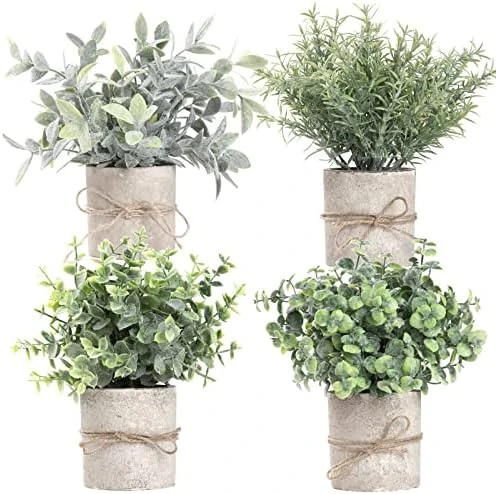 Joyhalo Fake Potted Plants - 3 Pack Artificial Plants In Pots Faux Plants Indoor For Home Room Bedroom Farmhouse Office Desk Decor 10 Joyhalo Fake Potted Plants - 3 Pack Artificial Plants In Pots Faux Plants Indoor For Home Room Bedroom Farmhouse Office Desk Decor - Image 8