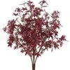 Windowbox 48 INCH Outdoor Artificial Maple Bush -Burgundy 2 Windowbox 48 INCH Outdoor Artificial Maple Bush -Burgundy -Artificial Trees Store 51hyVNeY4VL