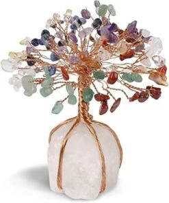 Money Tree Crystal Rose Quartz Pink Healing Tree Quartz Tree Natural Rose Quartz Of Life Ornament Reiki Crystals Feng Shui Luck Figurine For Office Home Table Decoration Wealth And Health -Artificial Trees Store 51hz4fyWNHL. AC