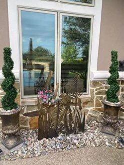 One 6 Foot 3 Inch Outdoor Artificial Boxwood Spiral Topiary Tree Uv Rated Potted Plant -Artificial Trees Store 51iHuddPq8L 1