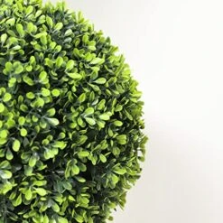 Lifelike Indoor&Outdoor Use 3Ft Boxwood Double Ball Topiary Trees Faux Topiary Tree For Porch,Home,Garden Decor(Set Of 2) 13 Lifelike Indoor&Outdoor Use 3Ft Boxwood Double Ball Topiary Trees Faux Topiary Tree For Porch,Home,Garden Decor(Set Of 2) -Artificial Trees Store 51iv22GzzvL