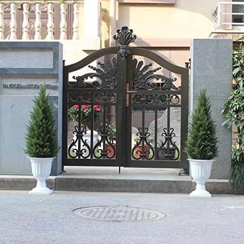 Two 3 Foot Outdoor Artificial Topiary Cedar Trees Artificial Potted Shrubs Potted UV Rated Plant 4 Two 3 Foot Outdoor Artificial Topiary Cedar Trees Artificial Potted Shrubs Potted UV Rated Plant - Image 2