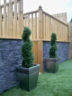 2 Best Artificial 90cm 3ft Cedar Spiral Trees Alt Boxwood Buxus -Artificial Trees Store 51jjhyT90fL