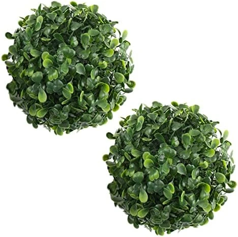 Azure Zone, Pack Of 6 4" Artificial Boxwood Topiary Ball Green Plant Balls Decorative Greenery Filler Ball For Garden Home 10 Azure Zone, Pack Of 6 4" Artificial Boxwood Topiary Ball Green Plant Balls Decorative Greenery Filler Ball For Garden Home - Image 8