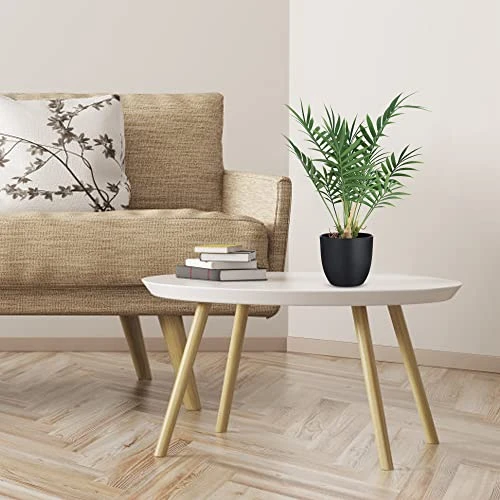 WOODWORD 2 Pack Fake Plant With Pot 16" Desk Plant Artificial Potted Faux Plants For Office Desk Shelf Home Farmhouse Decor (Bamboo Leaf) 6 WOODWORD 2 Pack Fake Plant With Pot 16" Desk Plant Artificial Potted Faux Plants For Office Desk Shelf Home Farmhouse Decor (Bamboo Leaf) - Image 4