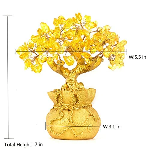 Bwinka Feng Shui Decor Money Tree Crystal Chinese Decorations Money Tree For Wealth And Good Luck 4 Bwinka Feng Shui Decor Money Tree Crystal Chinese Decorations Money Tree For Wealth And Good Luck - Image 2