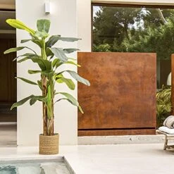 Artificial Banana Tree, Made With The Best Materials, Ideal For Home Decoration, Artificial Plant 7 Feet Tall - 83 Inches -Artificial Trees Store 51leFqMDbVL