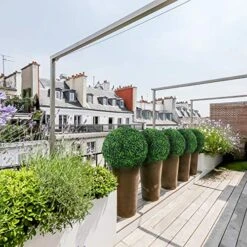 Sunnyglade 2 PCS 15.7 Inch 4 Layers Artificial Plant Topiary Ball Faux Boxwood Decorative Balls For Backyard, Balcony,Garden, Wedding And Home Décor (15.7 Inch) 18 Sunnyglade 2 PCS 15.7 Inch 4 Layers Artificial Plant Topiary Ball Faux Boxwood Decorative Balls For Backyard, Balcony,Garden, Wedding And Home Décor (15.7 Inch) -Artificial Trees Store 51mRQWkNk5L