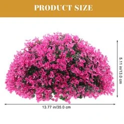 FOMIYES Artificial Topiary Boxwood Topiary Balls Decorative Plant Greenery For Wedding Party Home Balcony Garden Decoration Rosy -Artificial Trees Store 51nGQ0OGZuL