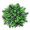 VidaXL Set Of 2 Artificial Boxwood Ball With Lavender Topiary Hanging Floral Decor Realistic Fake Plant Bush Tree Outdoor Indoor 11.8" 1 VidaXL Set Of 2 Artificial Boxwood Ball With Lavender Topiary Hanging Floral Decor Realistic Fake Plant Bush Tree Outdoor Indoor 11.8" -Artificial Trees Store 51nU7RIoyJL