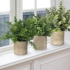 Velener Artificial Potted Rosemary Plants- Rustic Farmhouse Topiary Shrubs For Decoration Centerpieces Living Room, Shelf Bedroom Aesthetic Green Bathroom Accessories Boho Small Desk Plant Office 11 Velener Artificial Potted Rosemary Plants- Rustic Farmhouse Topiary Shrubs For Decoration Centerpieces Living Room, Shelf Bedroom Aesthetic Green Bathroom Accessories Boho Small Desk Plant Office -Artificial Trees Store 51o9BQw9lEL