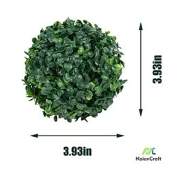 NaienCraft, Pack Of 6 Artificial Plant Topiary Ball Faux Boxwood Decorative Balls For Home Wedding Hanging Decor 11 NaienCraft, Pack Of 6 Artificial Plant Topiary Ball Faux Boxwood Decorative Balls For Home Wedding Hanging Decor -Artificial Trees Store 51oFXFy8P0L