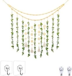 HYUZO Hanging Eucalyptus Boho Wall Decor Large Bedroom Eucalyptus Garland Artificial Eucalyptus Greenery Farmhouse Rustic Wall Hanging Fake Plants Leaves 5.6 Feet For Bathroom Living Room Decorations 17 HYUZO Hanging Eucalyptus Boho Wall Decor Large Bedroom Eucalyptus Garland Artificial Eucalyptus Greenery Farmhouse Rustic Wall Hanging Fake Plants Leaves 5.6 Feet For Bathroom Living Room Decorations -Artificial Trees Store 51oh8iRXd0L. AC