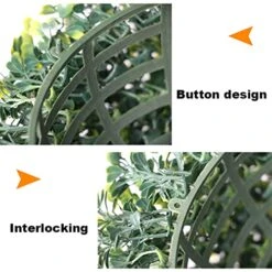 XYXHEII Round Artificial Grass Balls, Artificial Plant Topiary Balls, Faux Boxwood Decorative Balls, For Backyard, Balcony, Garden, Wedding And Home Decorative (Purple 35cm) 19 XYXHEII Round Artificial Grass Balls, Artificial Plant Topiary Balls, Faux Boxwood Decorative Balls, For Backyard, Balcony, Garden, Wedding And Home Decorative (Purple 35cm) -Artificial Trees Store 51oqjGiyK5L