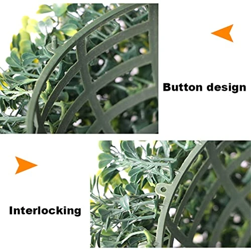 XYXHEII Round Artificial Grass Balls, Artificial Plant Topiary Balls, Faux Boxwood Decorative Balls, For Backyard, Balcony, Garden, Wedding And Home Decorative (Purple 35cm) 5 XYXHEII Round Artificial Grass Balls, Artificial Plant Topiary Balls, Faux Boxwood Decorative Balls, For Backyard, Balcony, Garden, Wedding And Home Decorative (Purple 35cm) - Image 3