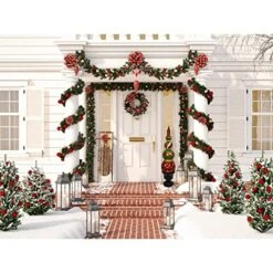 Fraser Hill Farm Christmas Pedestal Topiary Decoration | 4-Ft. Tall In Resin Urn | FFRS050-0FIN-RED, Red, Green, Black, Gold 15 Fraser Hill Farm Christmas Pedestal Topiary Decoration | 4-Ft. Tall In Resin Urn | FFRS050-0FIN-RED, Red, Green, Black, Gold -Artificial Trees Store 51pibjVqJJL