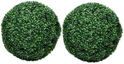 15 Inch Artificial Boxwood Balls Topiary, Faux Plants Boxwood Decorative Balls For Backyard, Balcony,Garden, Wedding And Home Décor (2 Pack) 19 15 Inch Artificial Boxwood Balls Topiary, Faux Plants Boxwood Decorative Balls For Backyard, Balcony,Garden, Wedding And Home Décor (2 Pack) -Artificial Trees Store 51psF0ZM5UL. AC